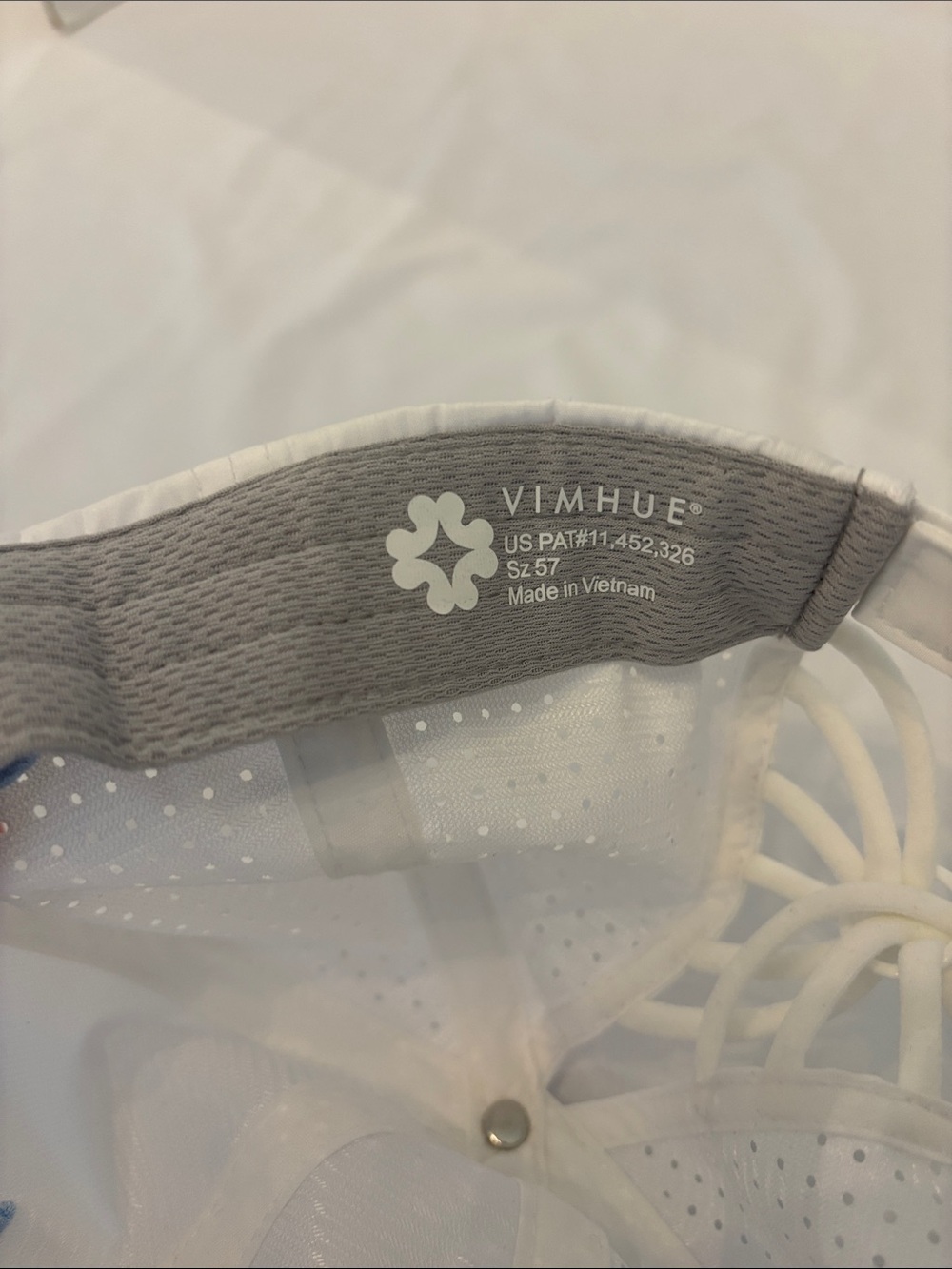 VIMHUE women’s hair freedom athletic cap. Only happy hours margarita blue. - Picture 5 of 6